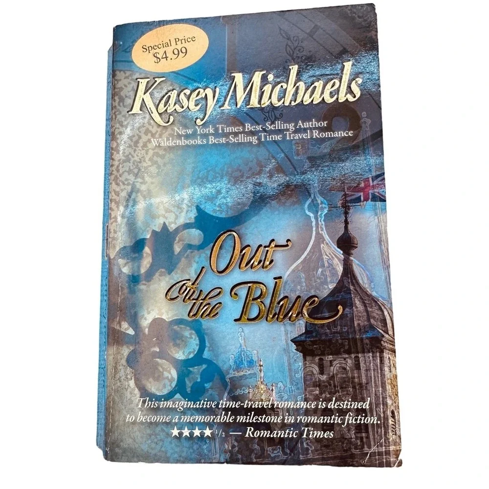 Out Of The Blue‎ by Kasey Michaels 1995 Paperback Regency Time Travel Romance